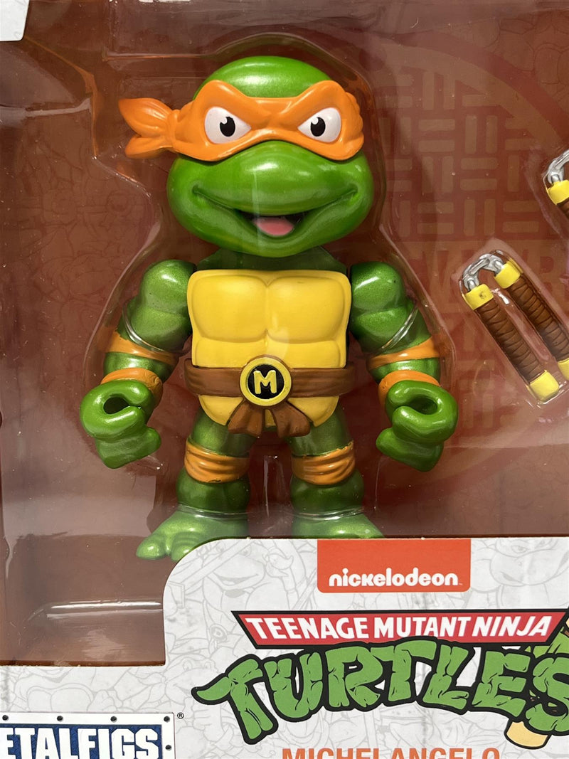 tmnt teenage mutant ninja turtles michelangelo 4 inch figure jada 253283002