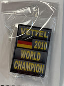 sebastian vettel 2010 world champion f1 board signage 1:43 scale cartrix 43006
