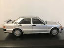 mercedes 190e 2.3 16v 1988 silver whitebox 1:43 scale new