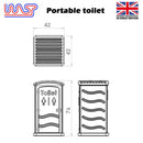 portable toilet green slot car track scenery x 1 new 1:32 scale wasp