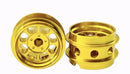 staffs slot cars classic gold alloy wheels air rims 15.8 x 10mm x 2 staffs 85