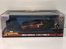 spiderman miles morales 2017 ford gt with figure 1:24 scale jada 31190