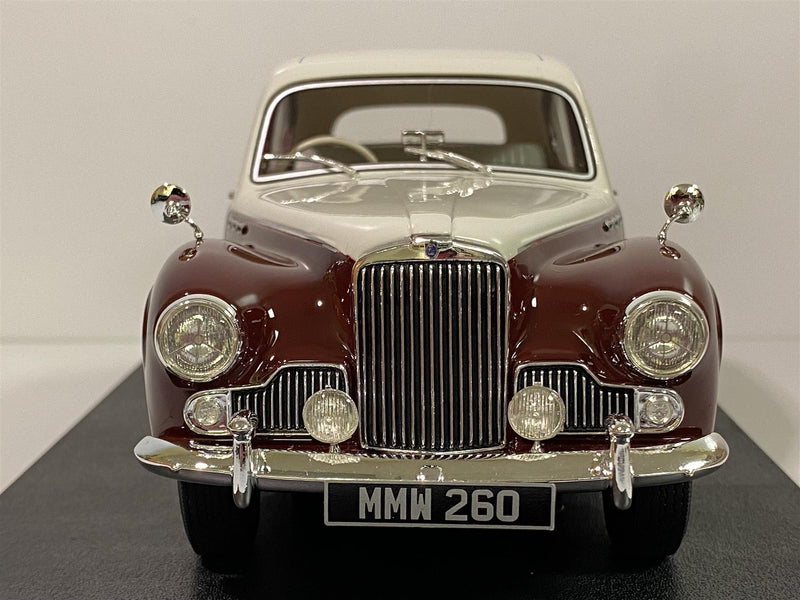 sunbeam supreme mkiii white maroon 1954 1:18 cult scale models cml084-1