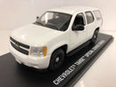 chevy tahoe police car 2010-2012 plain white 1:43 greenlight 86096