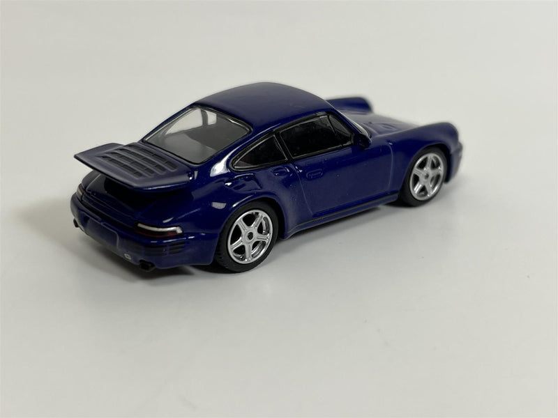 Porsche RUF CTR Anniversary Dark Blue LHD 1:64 Scale Mini GT MGT00451L