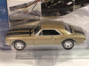 1967 chevy camaro z28 granada gold poly 1:64 johnny lightning jlmc016b