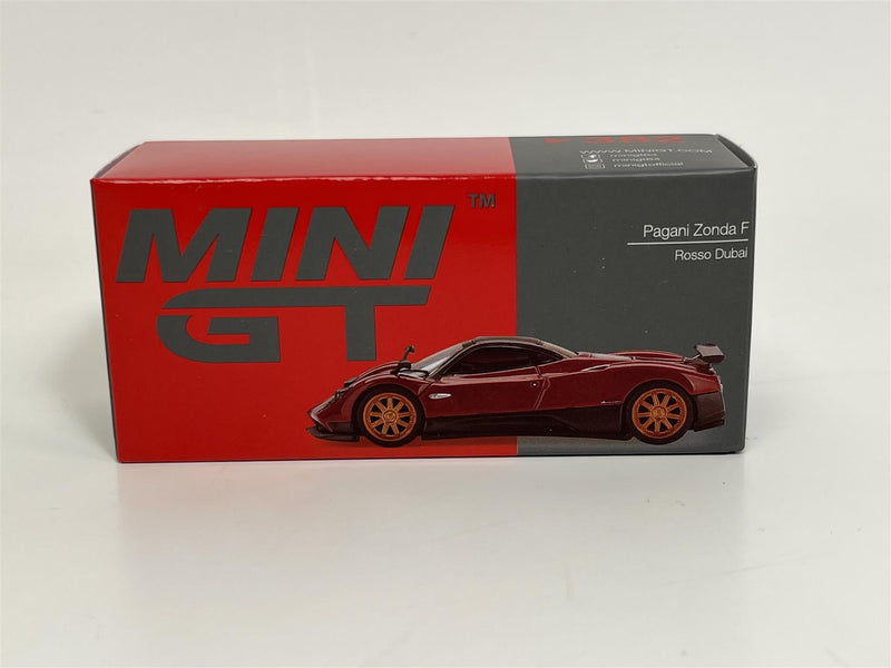 Pagani Zonda F Rosso Dubai LHD 1:64 Scale Mini GT MGT00382L