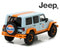 greenlight 86089 2015 gulf jeep wrangler unlimited all terrain 1:43 scale
