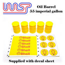 stp 5 x barrel drum 1:32 scale slot car track scenery wasp 55