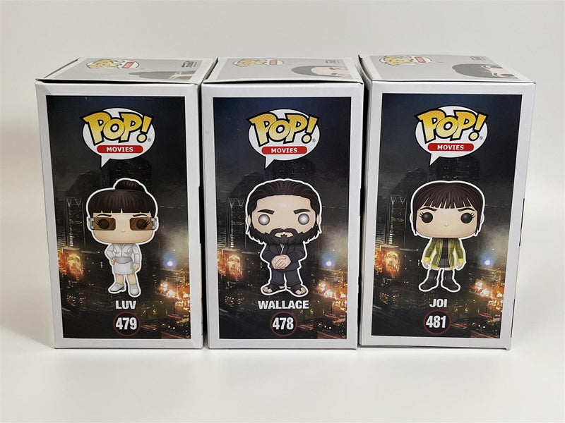 Blade Runner 2049  Set of 3 Figures Blade Joi Wallace Luv Funko