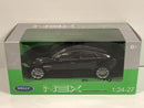 jaguar xj 2010 black 1:24 scale welly 22517 blk new