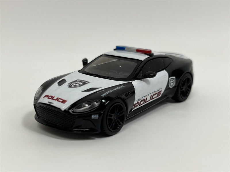 aston martin dbs superleggera police car 1:64 scale tarmac ixo t64g004pc