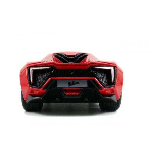 fast and furious 7 lykan hypersport red 1:24 scale jada 97377