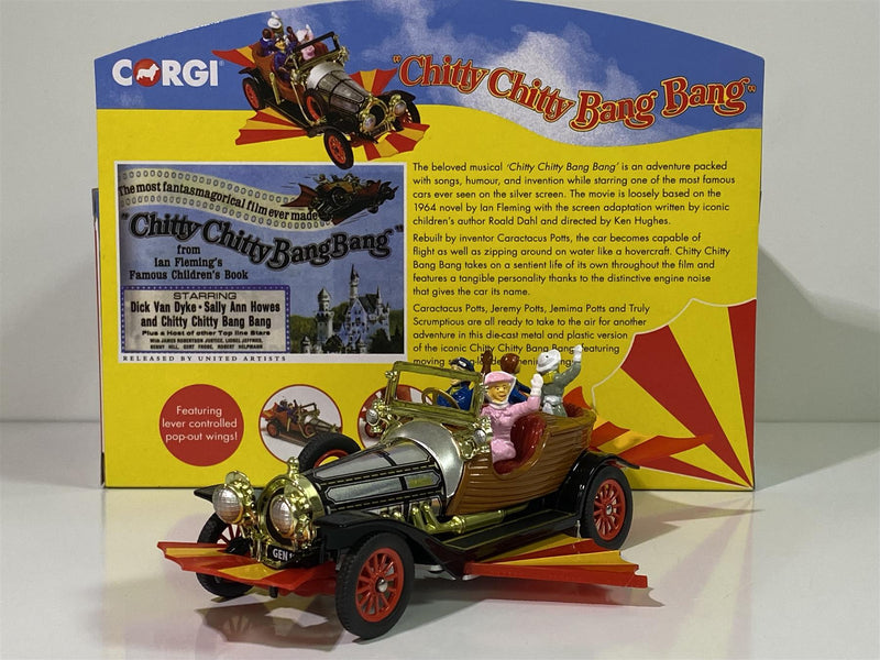 chitty chitty bang bang with figures 1:45 scale corgi cc03502