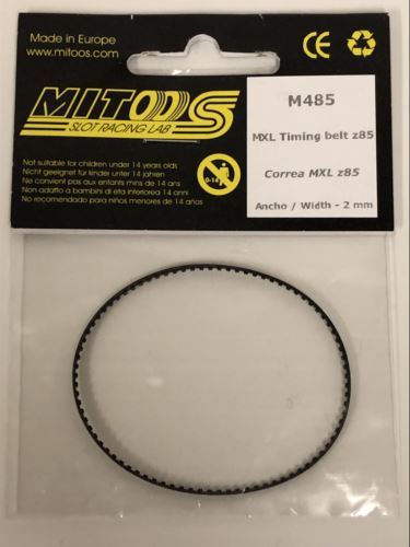 mitoos m485 mxl timing belt z85 tooth width 2mm new