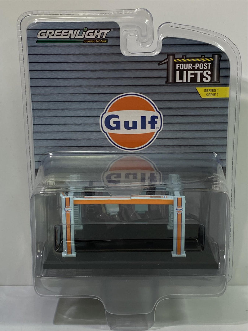 gulf four post lift series 1 1:64 scale greenlight 16100b