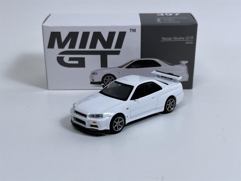 Nissan Skyline GTR R54 V Spec N1 RHD White Mini GT MGT00397R