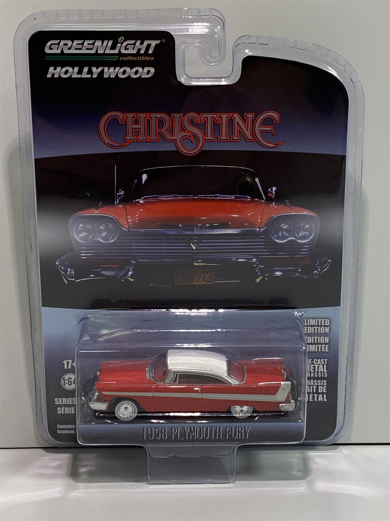 christine 1968 plymouth fury 1:64 scale greenlight 44830c