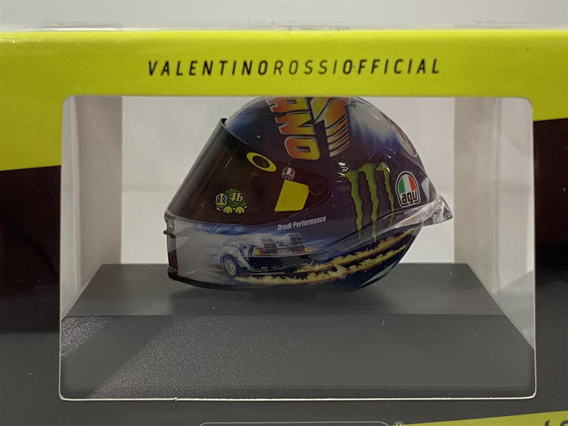 minichamps 399180096 agv helmet valentino rossi b2tf motogp misano 2018 1:8