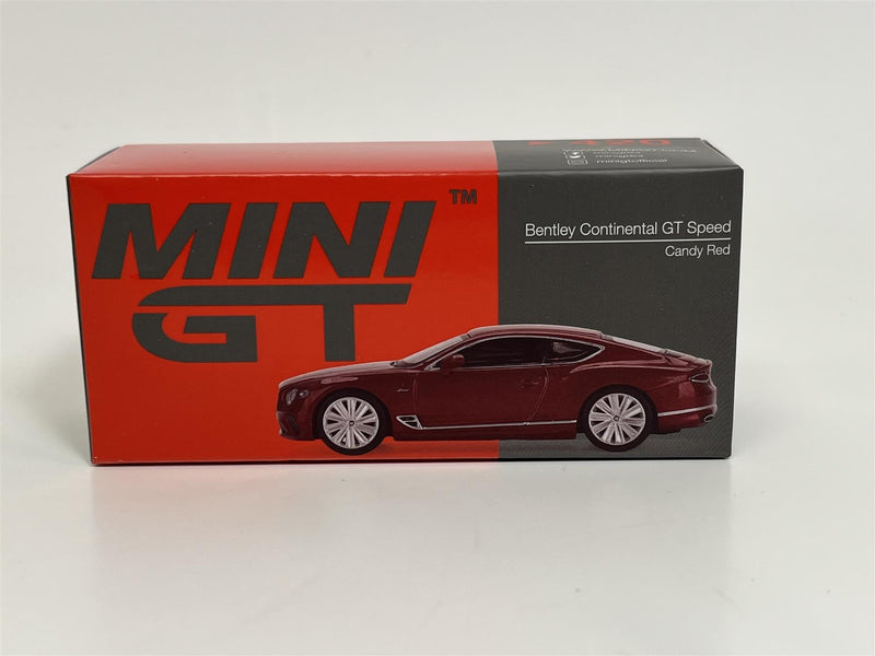 Bentley Continental GT Speed Candy Red RHD 1:64 Mini GT MGT00420R