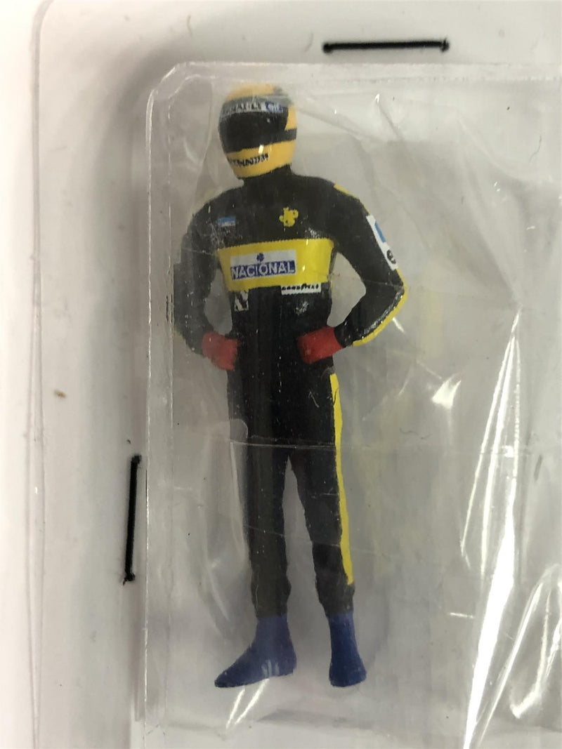 ayrton senna 1985/6 1:43 scale racing figure cartrix ct21