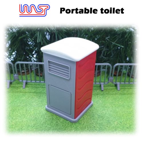 portable toilet red slot car track scenery x 1 new 1:32 scale wasp
