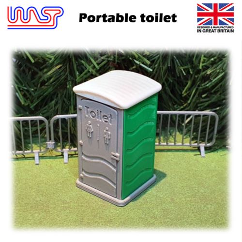 portable toilet green slot car track scenery x 1 new 1:32 scale wasp