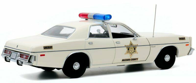 dukes of hazzard 1975 dodge coronet sheriff 1:18 scale greenlight 19092