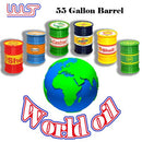 slot car trackside scenery world oil barrel drum x 6 new wasp