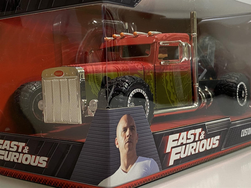 fast and furious hobbs and shaw custom peterbilt 1:24 jada 32089