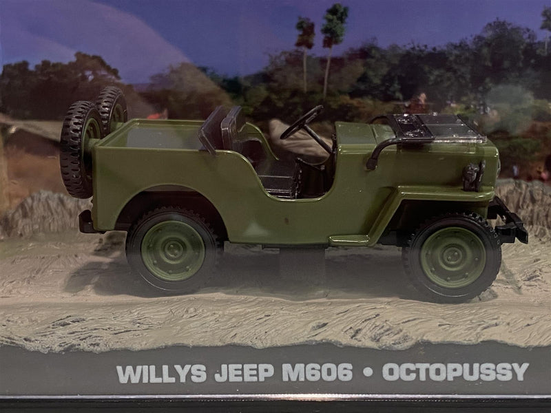 james bond 007 octopussy willys jeep m606 1:43 scale new