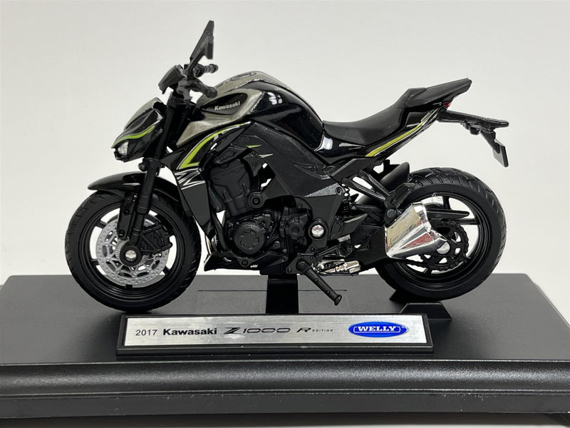 2017 Kawasaki Z1000 R Edition Black 1:18 Welly 12846
