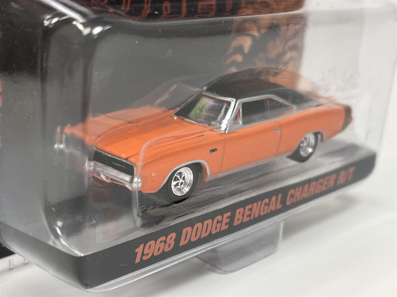 1968 Dodge Bengal Charger R/T Orange Black 1:64 Scale Greenlight 30375