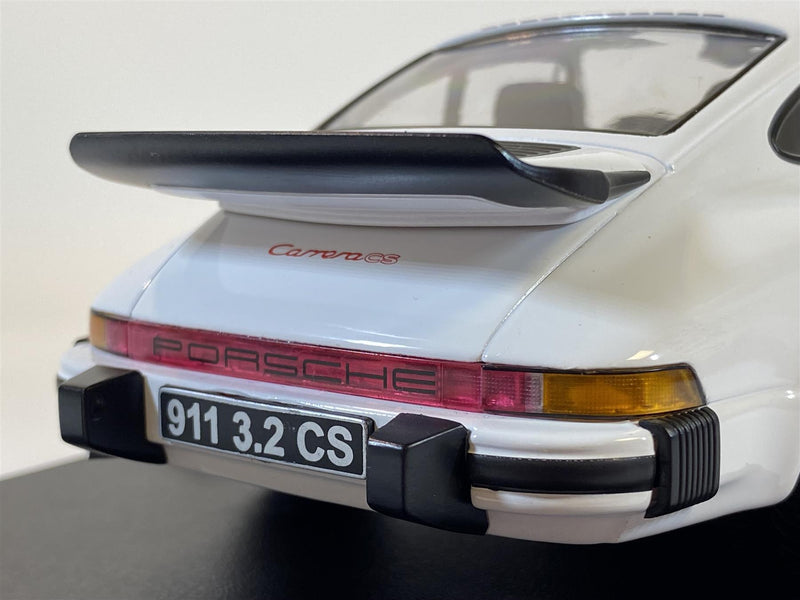 1989 porsche 911 carrera 3.2 clubsport white red 1:18 scale kk scale 180871