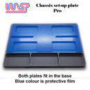 slot car chassis set up plate pro 1:32 scale new wasp