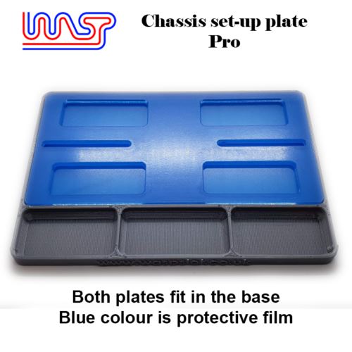 slot car chassis set up plate pro 1:32 scale new wasp