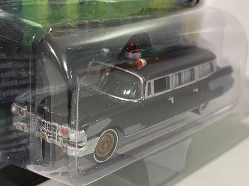 ghostbusters 1959 pre ecto cadillac ambulance black johnny lightning jlss005