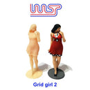 grid girl pit girls track side scenery pit lane unpainted figure gg2