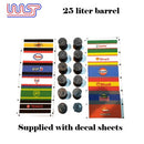 slot car trackside scenery 25l barrel drum x 12 new wasp