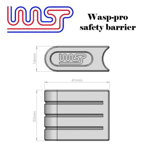 slot car track scenery white barriers x 12 1:32 scale new wasp