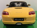 porsche boxster cabrio s yellow 1:24 scale welly 22479y