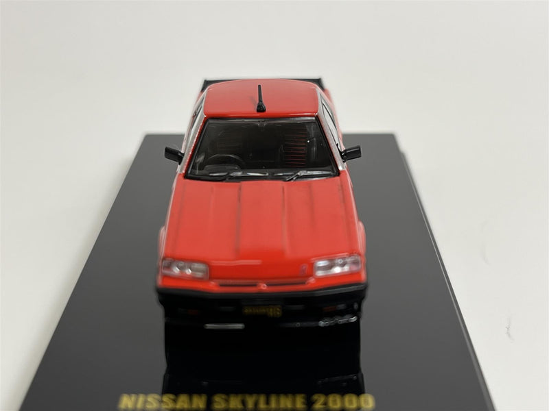 Nissan Skyline 2000 RS X Turbo DR30 Red Black  1:64 Scale Inno 64 IN64R30RED