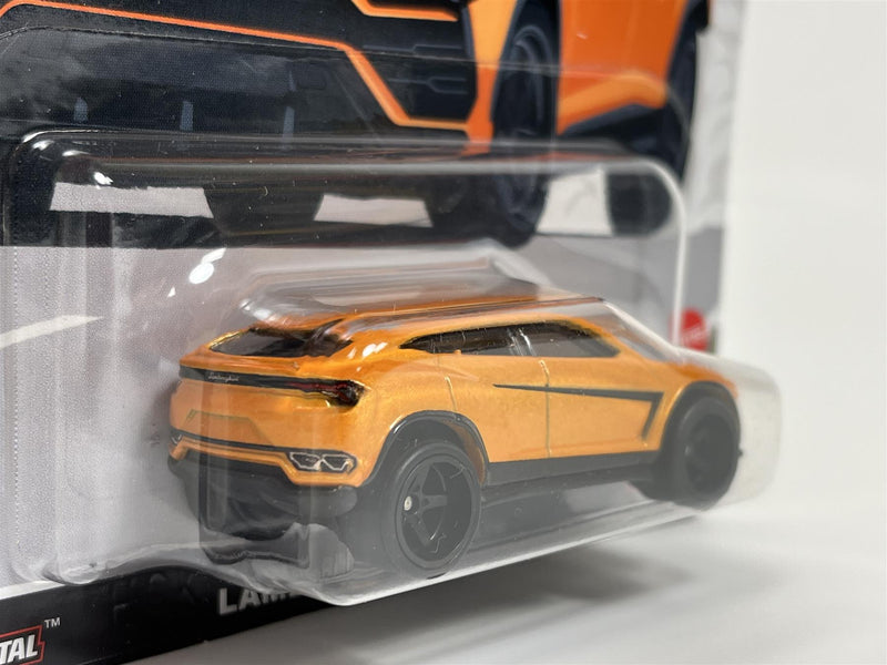 Lamborghini Urus Auto Strasse Orange Hot Wheels 1:64 Scale Real Riders HCK16