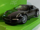 porsche 911 carrera s black 1:24 scale welly 24040bk