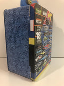 hot wheels holds 18 cars tin carry case blue new