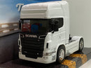 scania v8 r730 4x2 2015 white 1:32 scale welly 32670