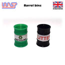 slot car scenery track side green recycle barrels x 5 wasp new