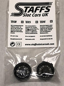 staffs aluminium bbs style wheels in black 16.9x8.5mm staffs35