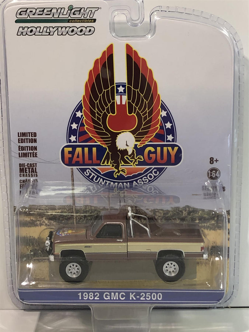 fall guy stuntman association 1982 gmc k-2500 1:64 scale greenlight 44860f