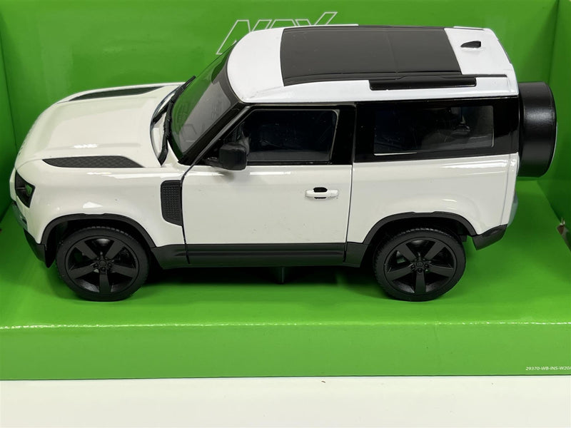 2020 Land Rover Defender White 1:26 Scale Welly 24110w